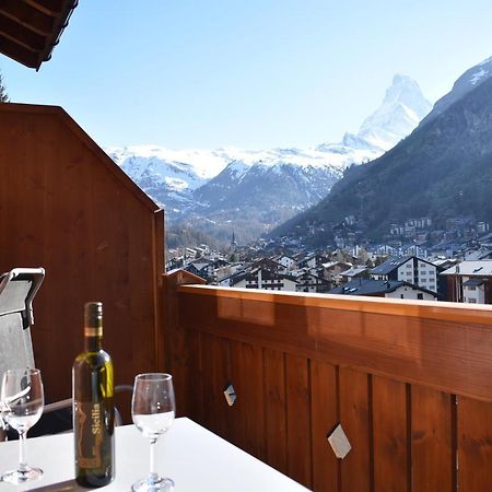 Wohnung In Zermatt Mit Postkarten Matterhornblick Luaran gambar