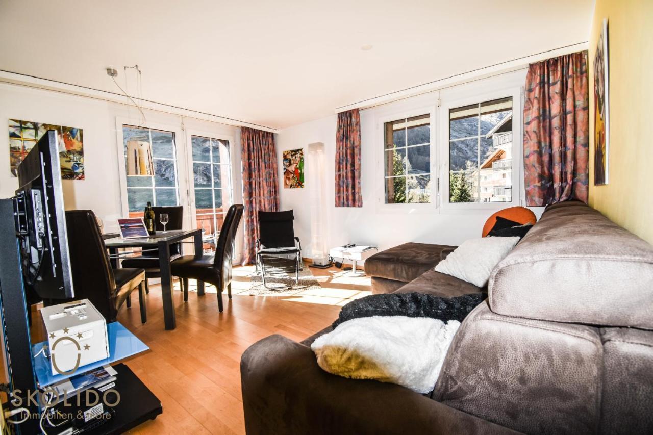 Wohnung In Zermatt Mit Postkarten Matterhornblick Luaran gambar